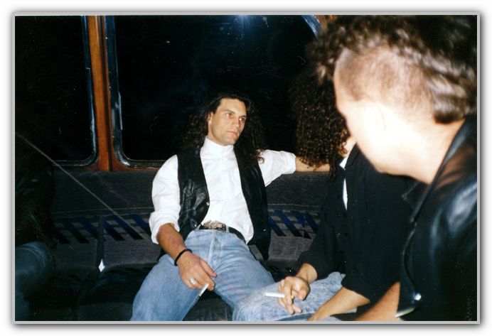 DJ on boat cruise circa 1991